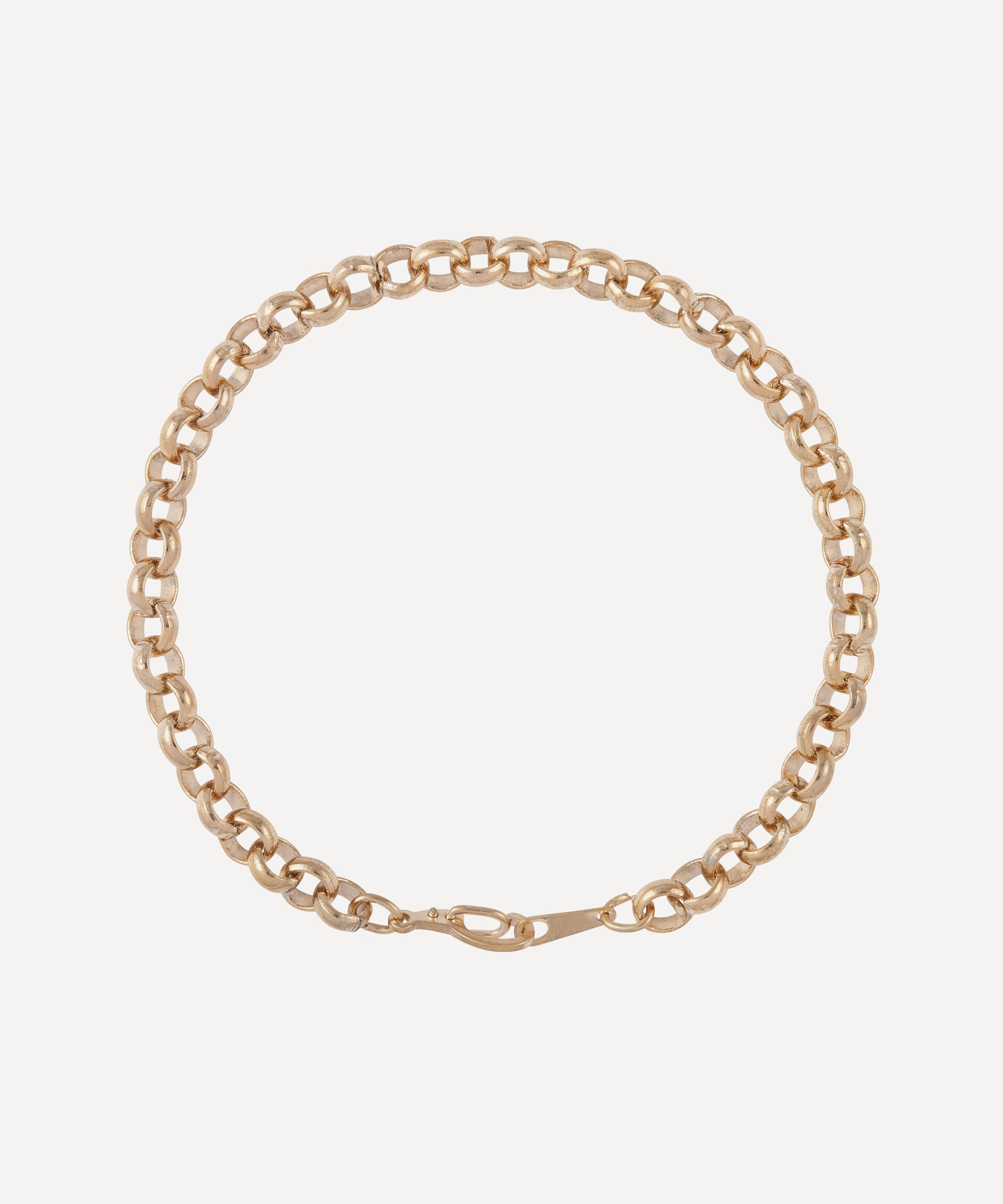 Susan Caplan Vintage - Gold-Plated 1990s Belcher Chain Bracelet image number 0