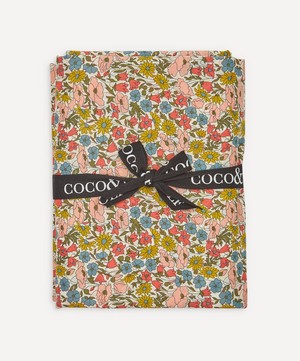 Coco & Wolf - Poppy and Daisy Coral Single Duvet Cover Set image number 2