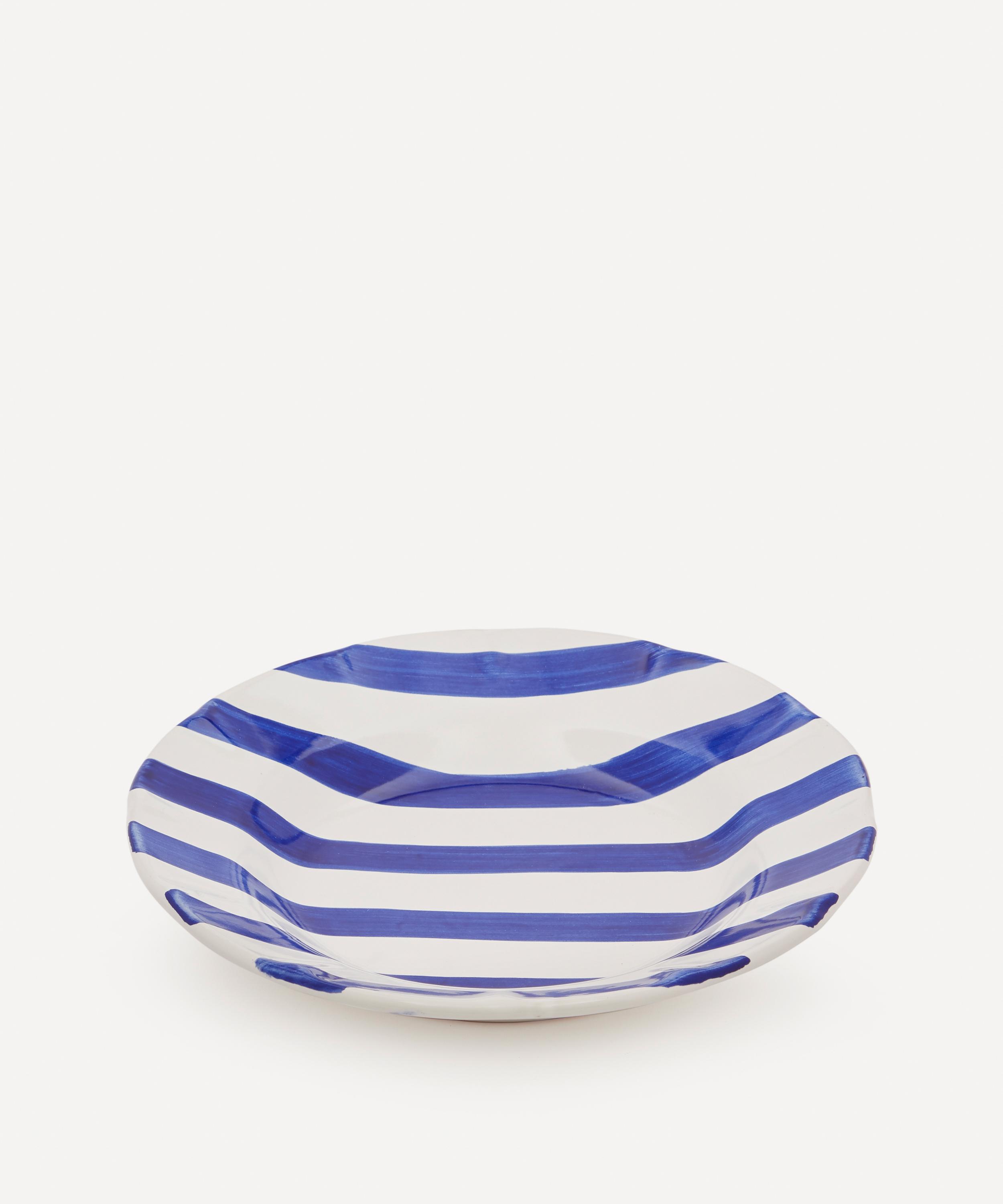 Popolo - Striped Pasta Plate image number 0