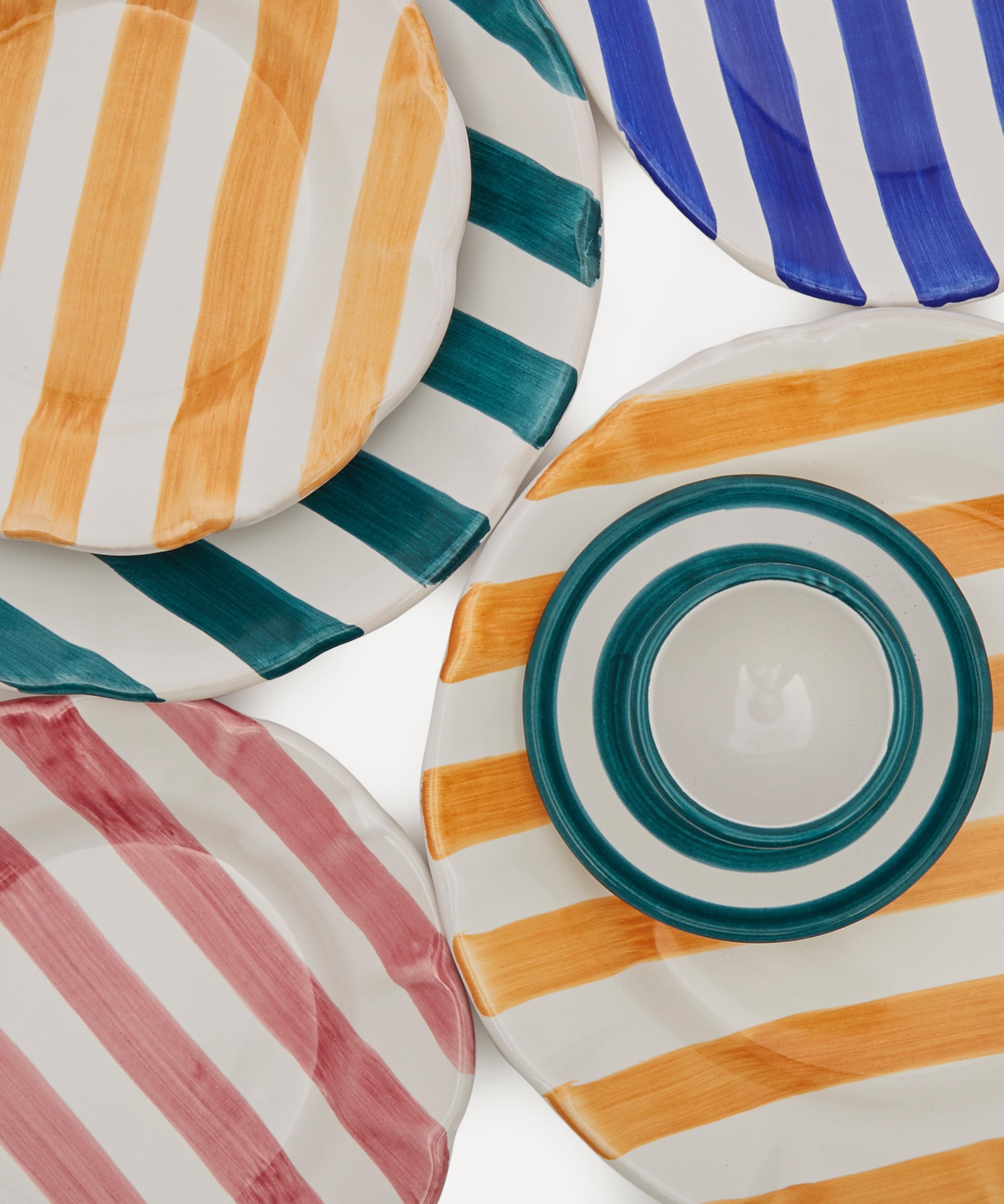 Popolo - Striped Pasta Plate image number 1