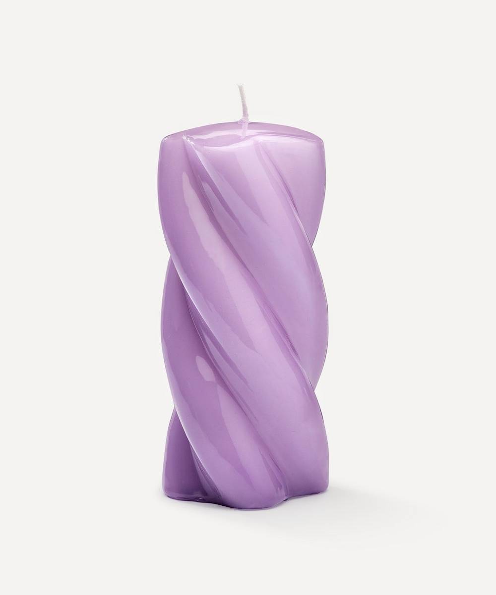 Anna + Nina - Long Blunt Twisted Candle Lilac