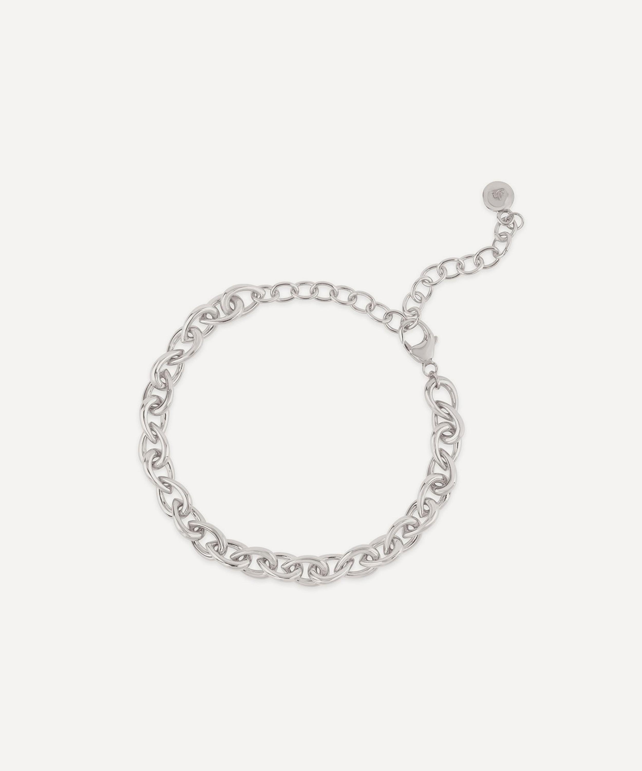 Dinny Hall - Silver Raindrop Chain Bracelet image number 
