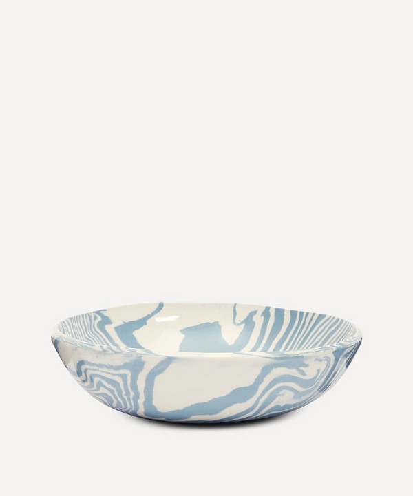 Henry Holland Studio - Blue and White Large Salad Bowl image number null