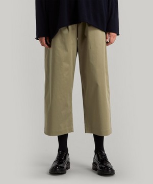 Eskandar - Japanese Cotton-Mix Trousers image number 1