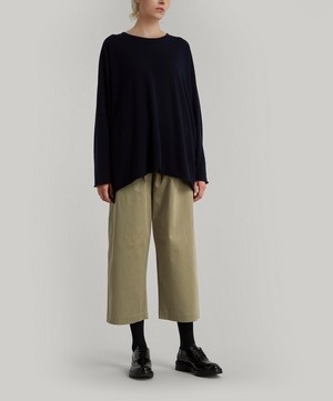 Eskandar - Japanese Cotton-Mix Trousers image number 2