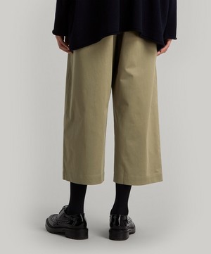 Eskandar - Japanese Cotton-Mix Trousers image number 3