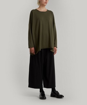 Eskandar - A-Line Cashmere-Silk Sweater image number 2