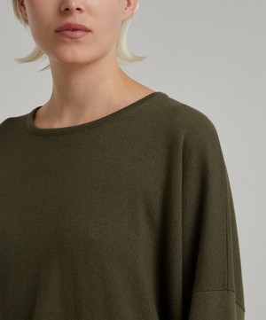 Eskandar - A-Line Cashmere-Silk Sweater image number 4