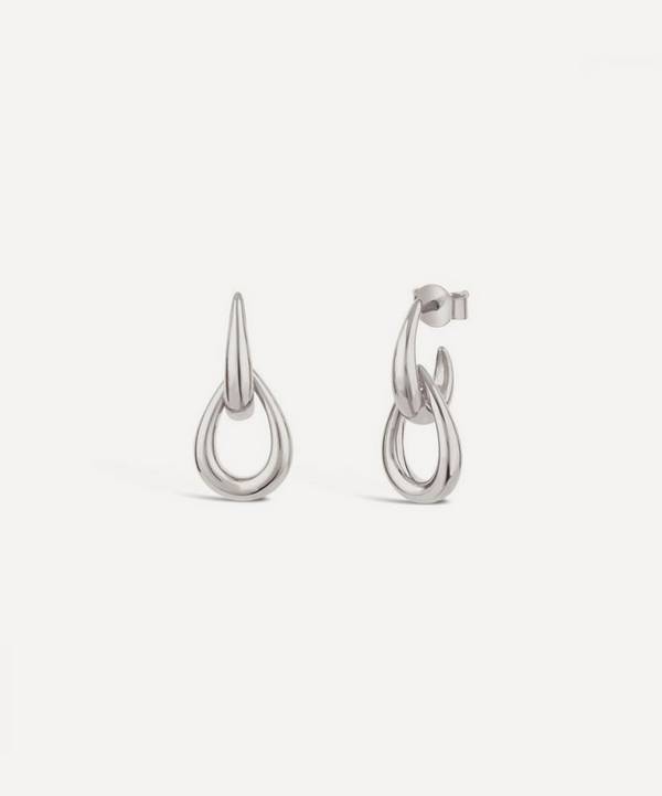 Dinny Hall Silver Raindrop Double Link Drop Earrings | Liberty