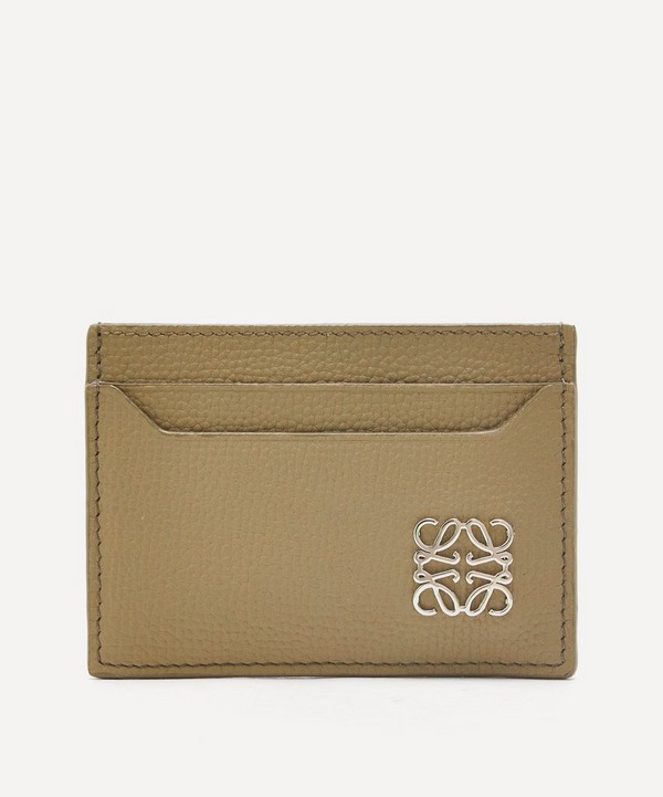 Loewe - Anagram Plain Leather Card Holder image number null