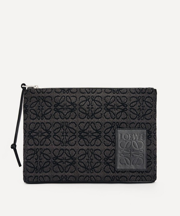 Loewe - Anagram Jacquard Oblong Pouch image number null