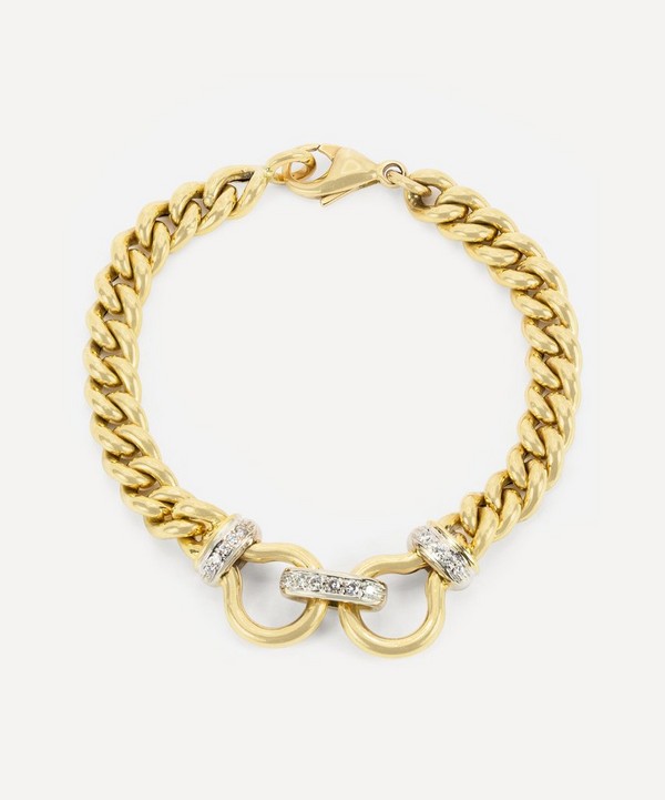 Kojis - 18ct Gold Diamond Chain Bracelet image number null