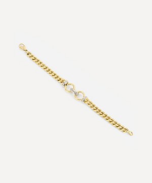 Kojis - 18ct Gold Diamond Chain Bracelet image number 1