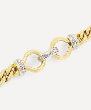 Kojis - 18ct Gold Diamond Chain Bracelet image number 2