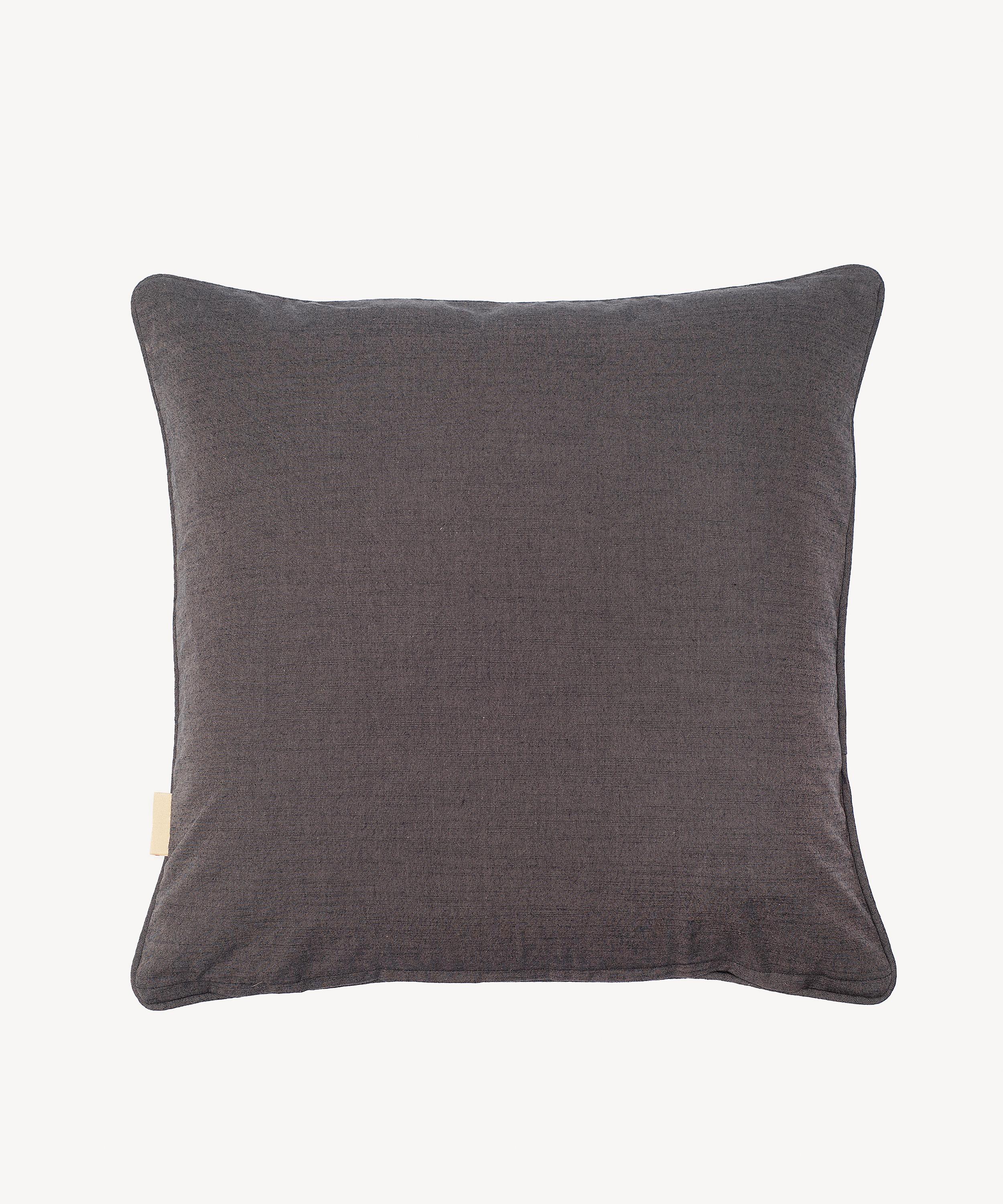 Susi Bellamy - Malachite Marbled Velvet Square Cushion image number 1