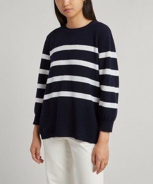 A.P.C. - Lizzy Balloon-Sleeve Cotton Jumper image number 1