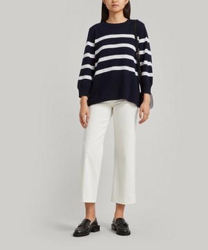 A.P.C. - Lizzy Balloon-Sleeve Cotton Jumper image number 2