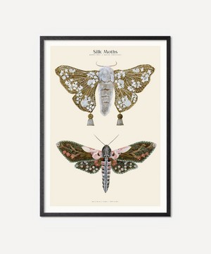 PSTR Studio - Unframed Silk Moths No.1 Print image number 0