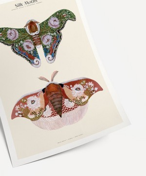 PSTR Studio - Unframed Silk Moths No.2 Print image number 3