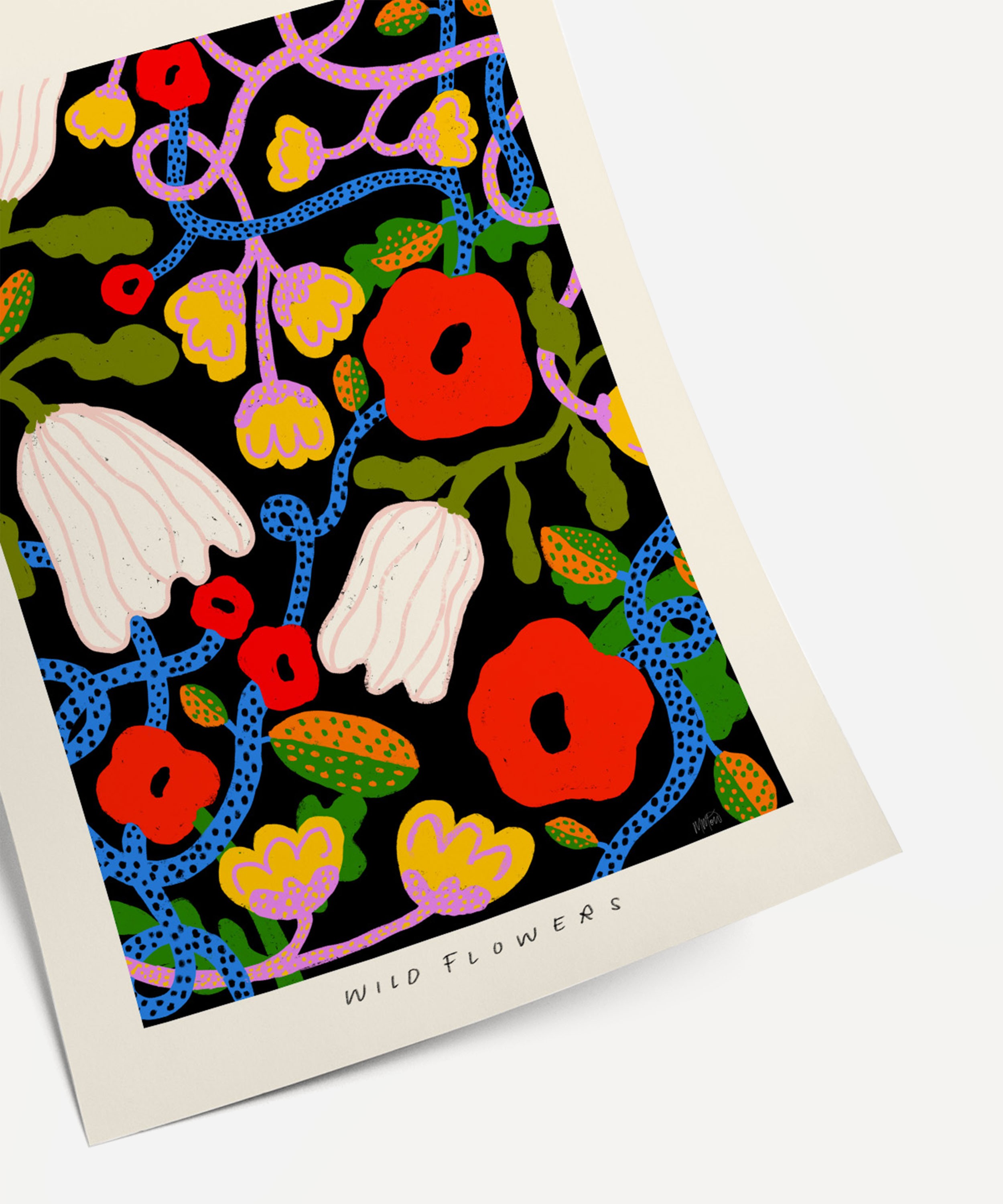 PSTR Studio - Unframed Wild Flowers Print image number 3