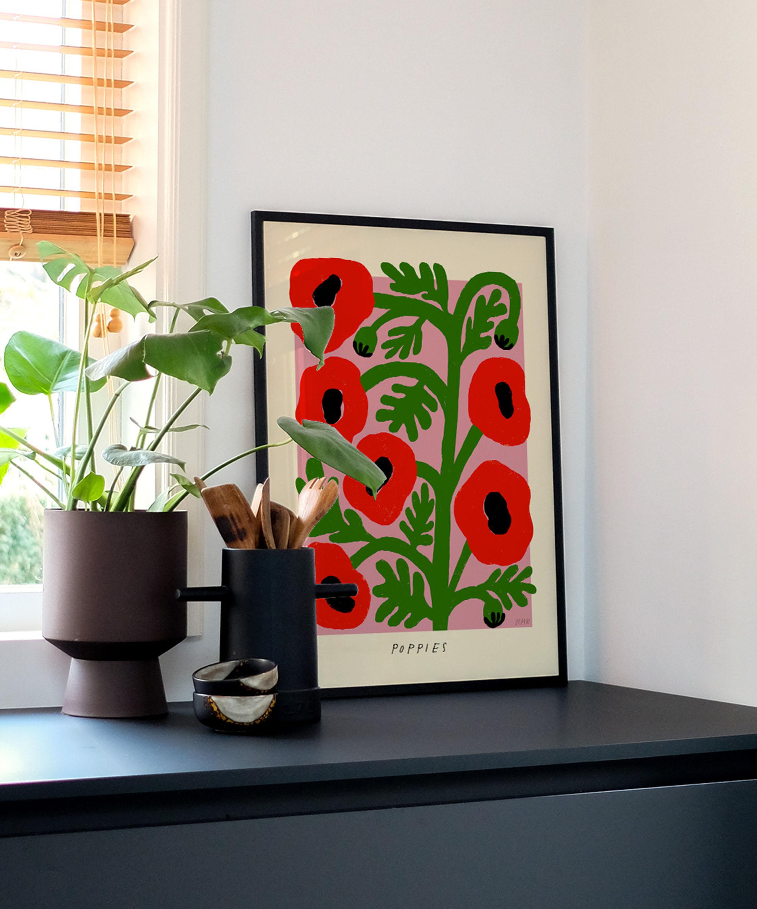 PSTR Studio - Unframed Poppies Print image number 4