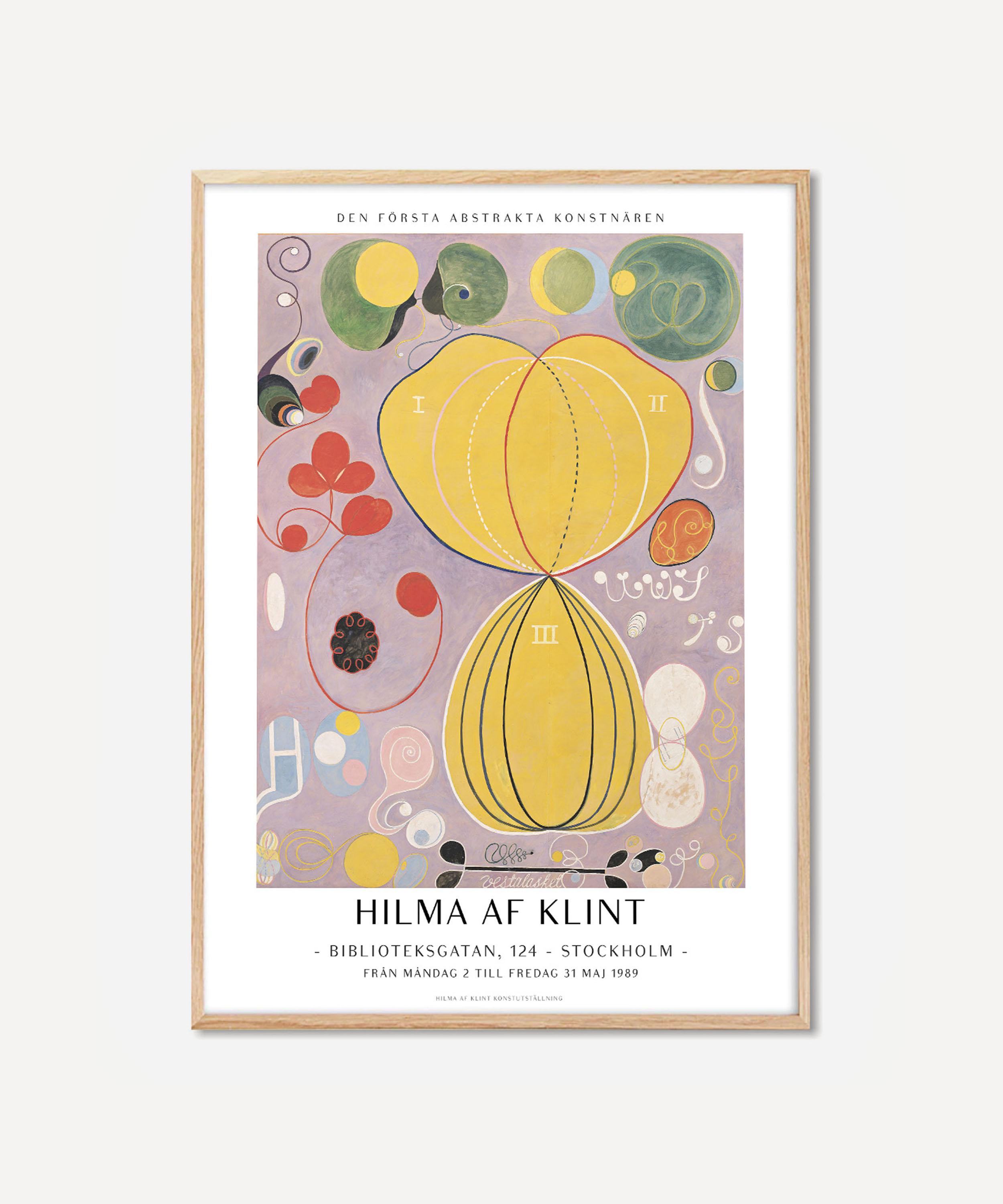 PSTR Studio - Unframed Hilma Af Klint Abstrakta Konstutställning Print image number 2