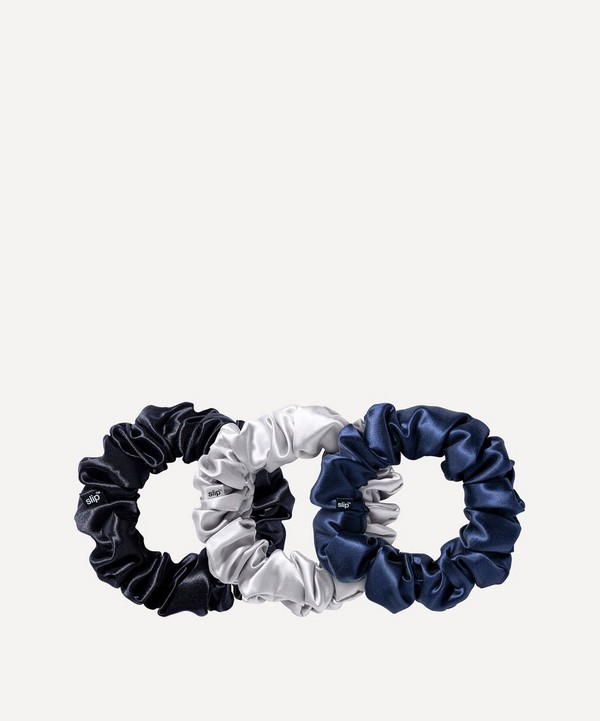 Slip - Midnight Silk Scrunchies Pack of 3 image number null