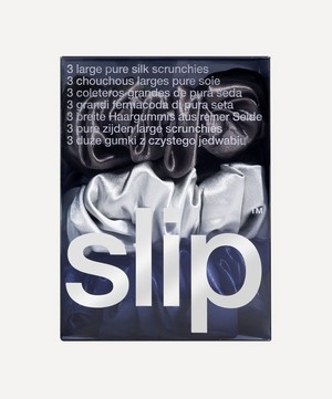 Slip - Midnight Silk Scrunchies Pack of 3 image number 1