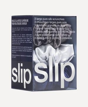 Slip - Midnight Silk Scrunchies Pack of 3 image number 2