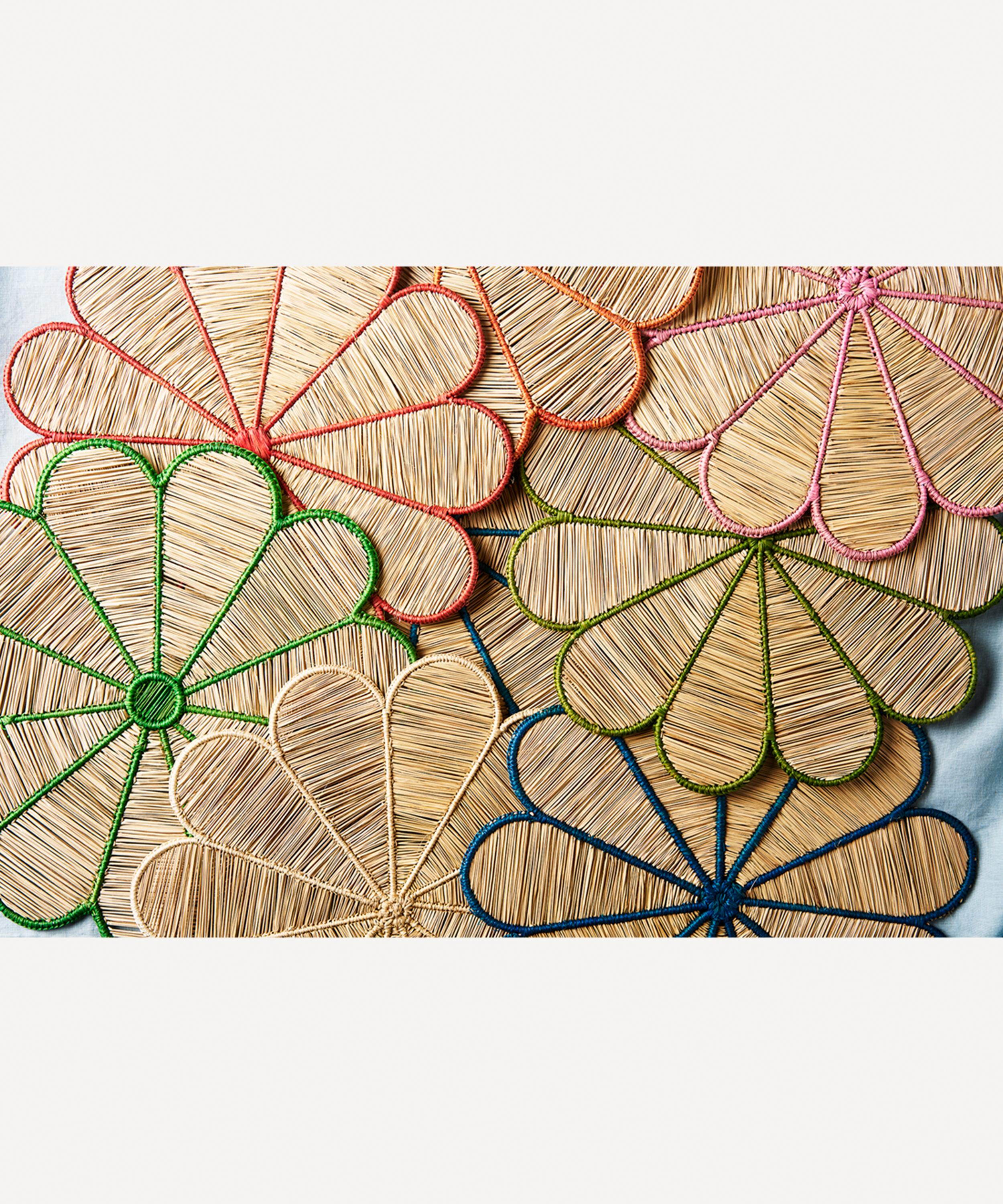 The Colombia Collective - Conchita Woven Placemats Set of Four image number 1