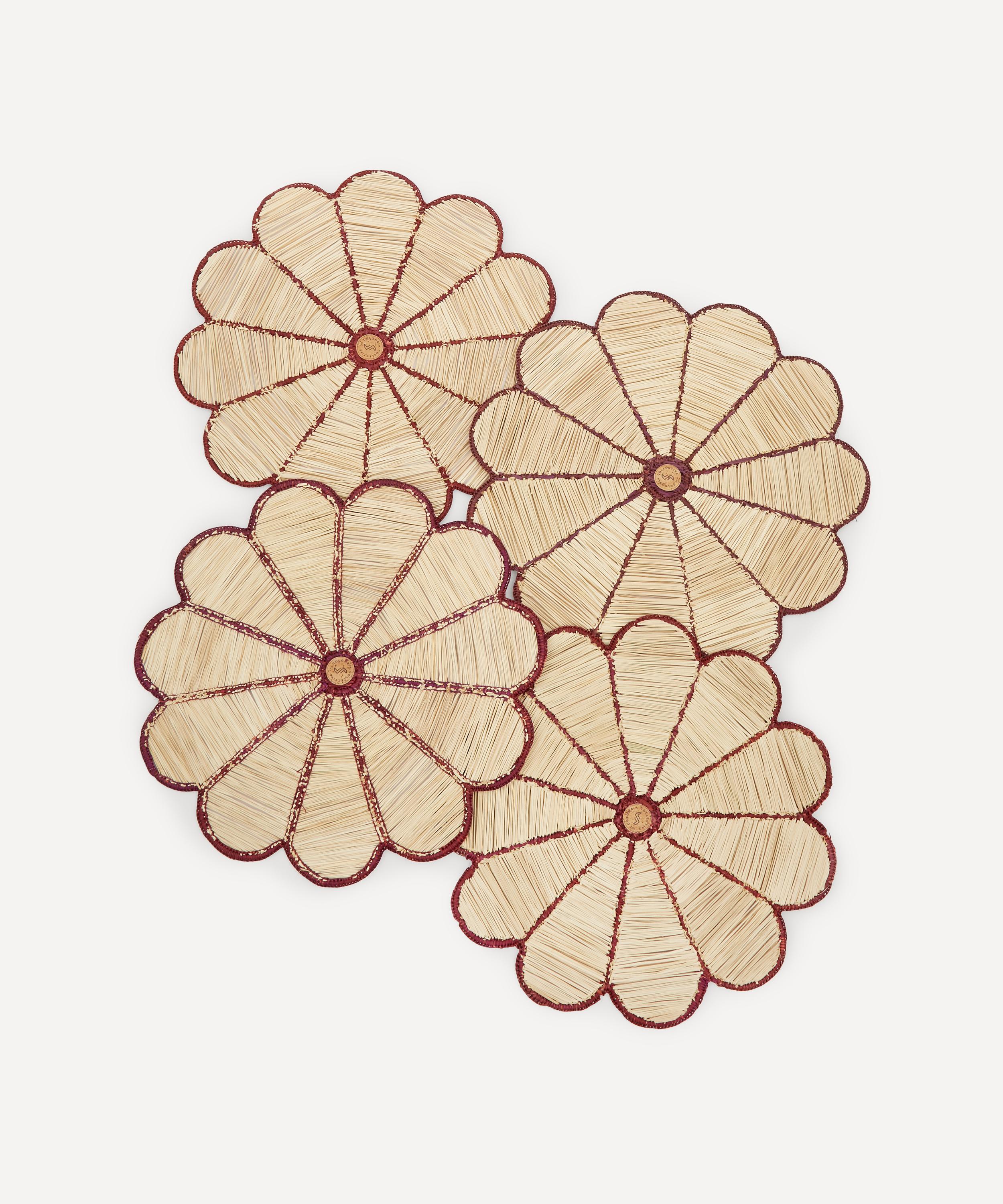 The Colombia Collective - Conchita Woven Placemats Set of Four image number 1
