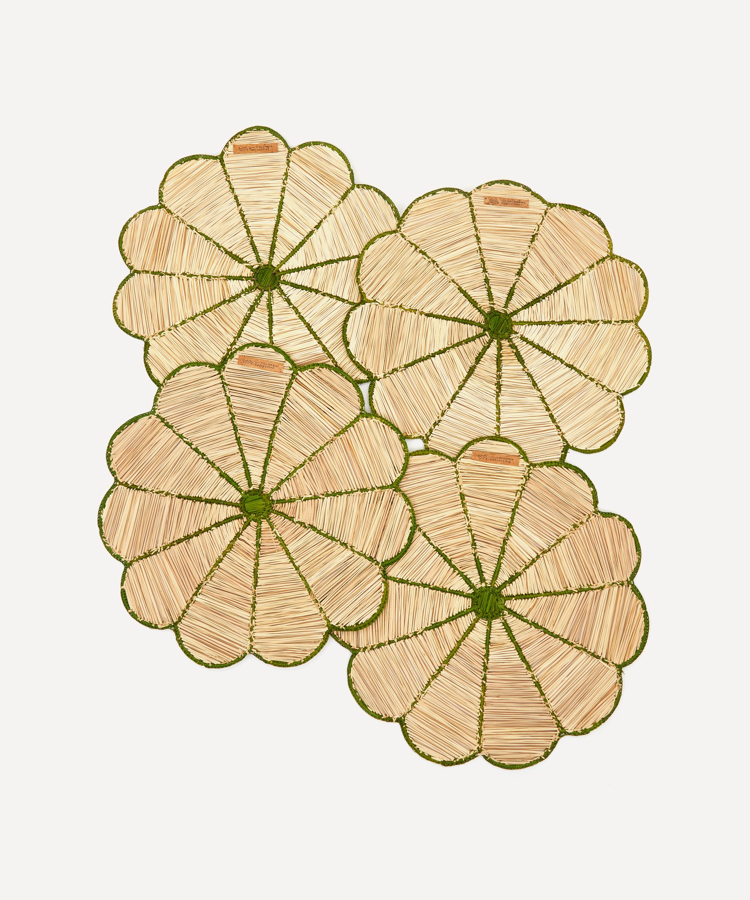 The Colombia Collective - Conchita Woven Placemats Set of Four image number 2