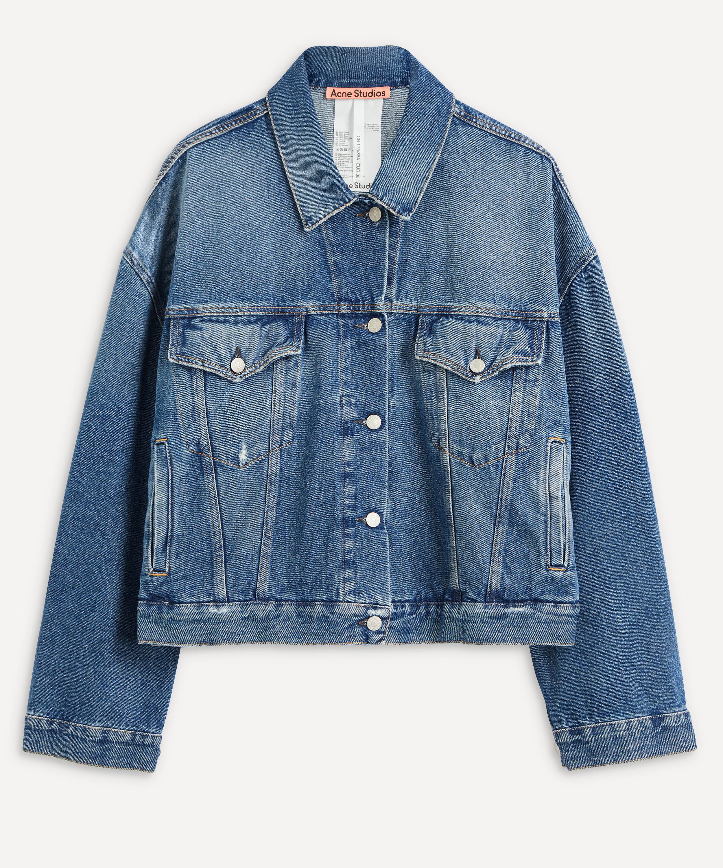 Acne Studios Cropped Denim Jacket | Liberty