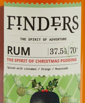 Sloemotion - Finders Christmas Pudding Rum 700ml image number 3