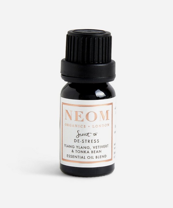 NEOM Organics Scent to De-Stress Ylang Ylang Vetivert and Tonka Bean  Essential Oil Blend 10ml
