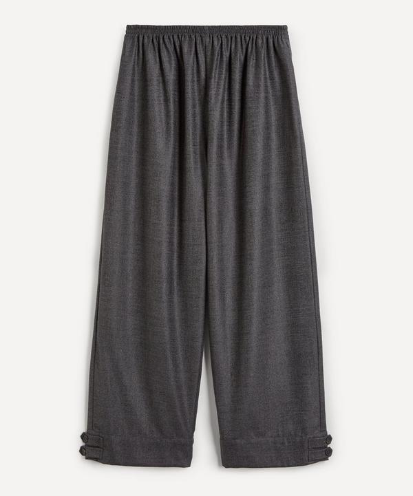 Eskandar - Slim Japanese-Style Trousers image number null