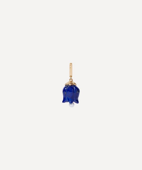 Annoushka - 18ct Gold Lapis Lazuli and Pearl Tulip Charm image number null