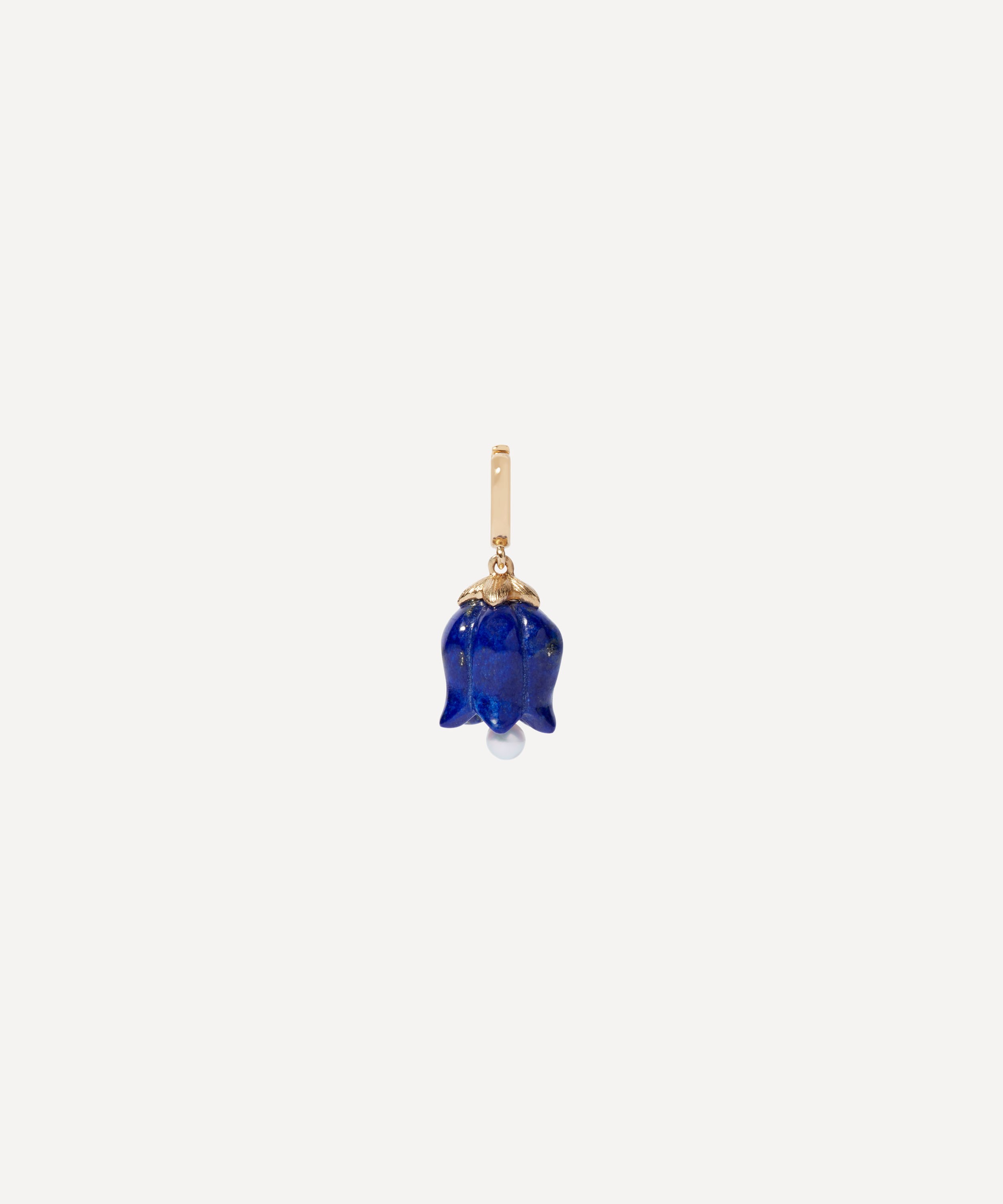 Annoushka - 18ct Gold Lapis Lazuli and Pearl Tulip Charm image number 0