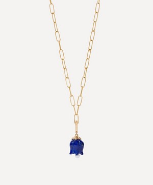 Annoushka - 18ct Gold Lapis Lazuli and Pearl Tulip Charm image number 1