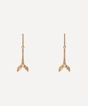 Annoushka - 18ct Gold Tulip Diamond Drop Earrings image number 0