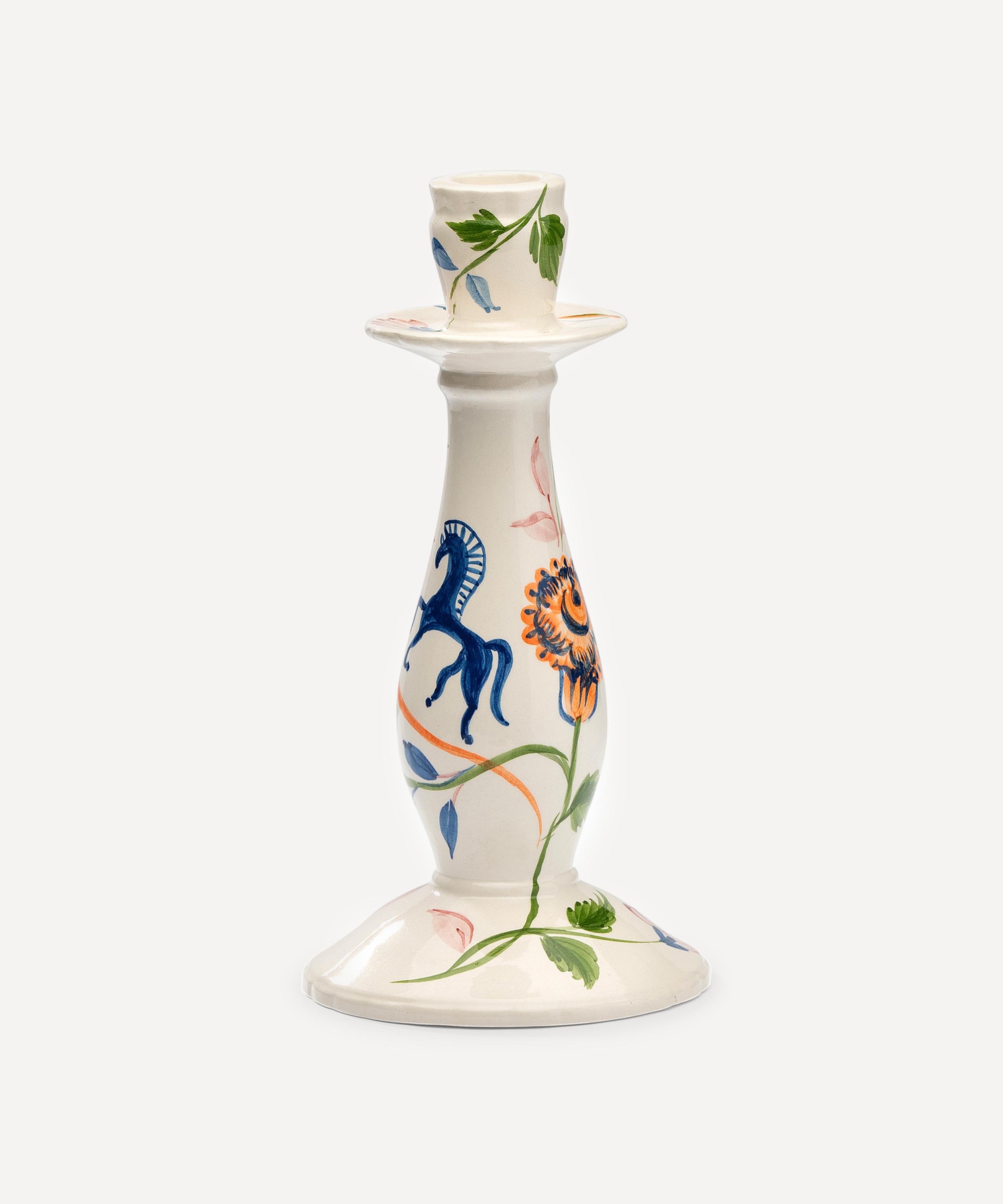 Anna + Nina - Flower Parade Ceramic Candle Holder image number 0