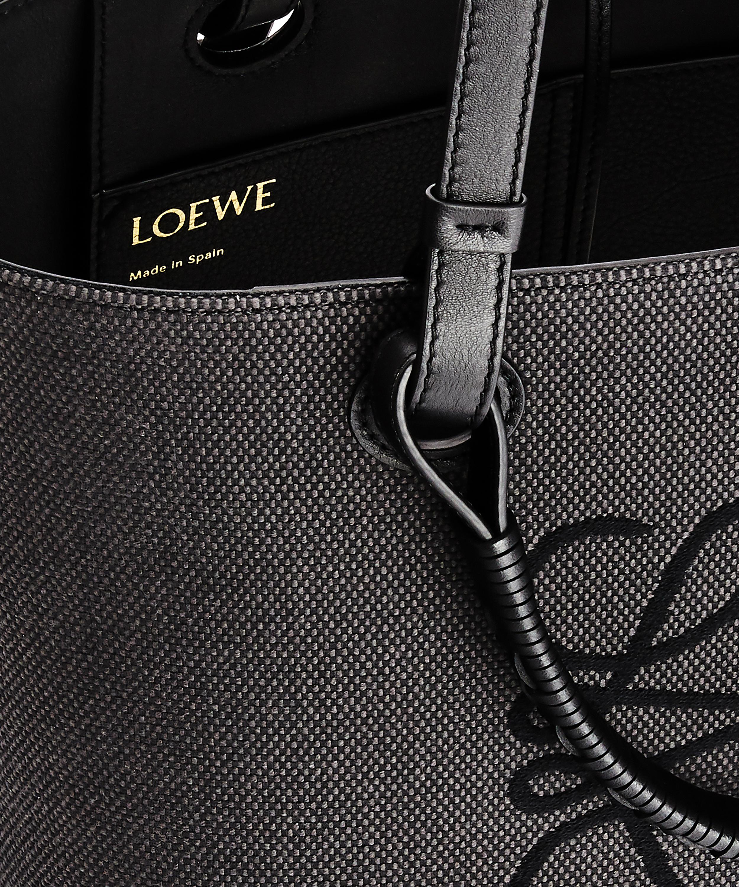 Women's Jacquard Canvas Mini Anagram Tote Bag by Loewe