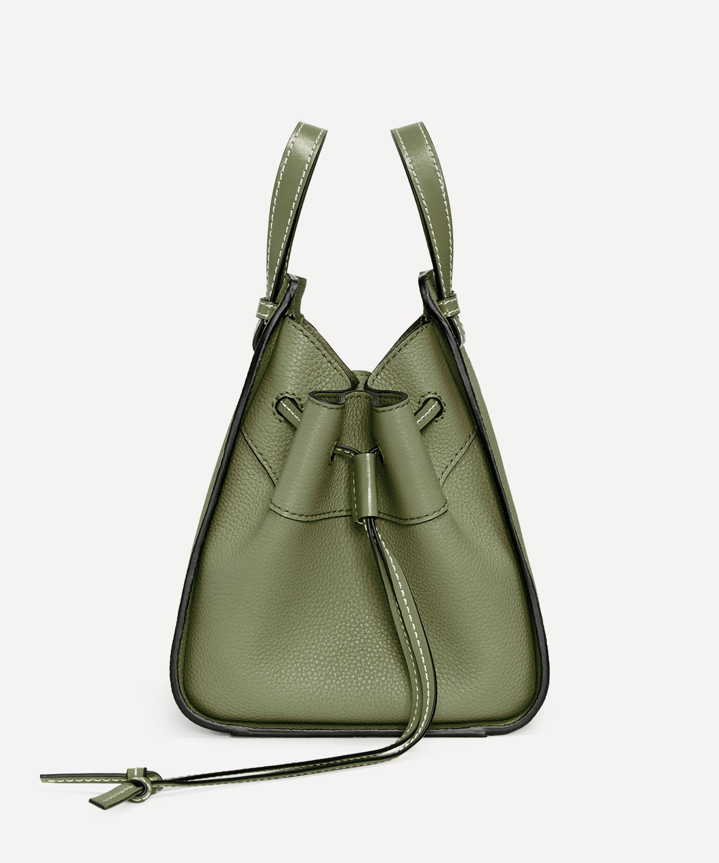 Loewe Mini Hammock Drawstring Leather Bag Liberty