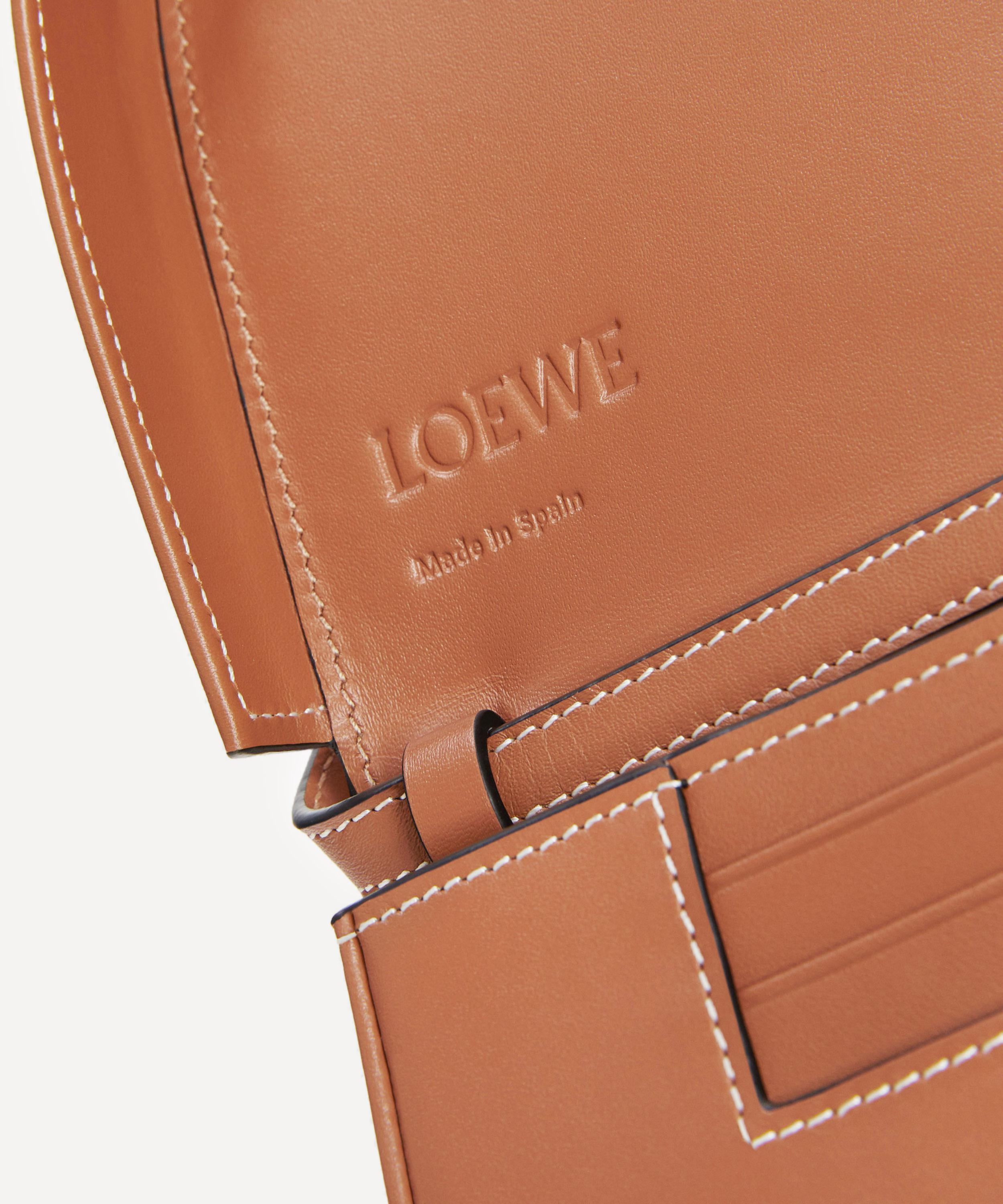 Loewe Heel Leather Saddle Bag Liberty