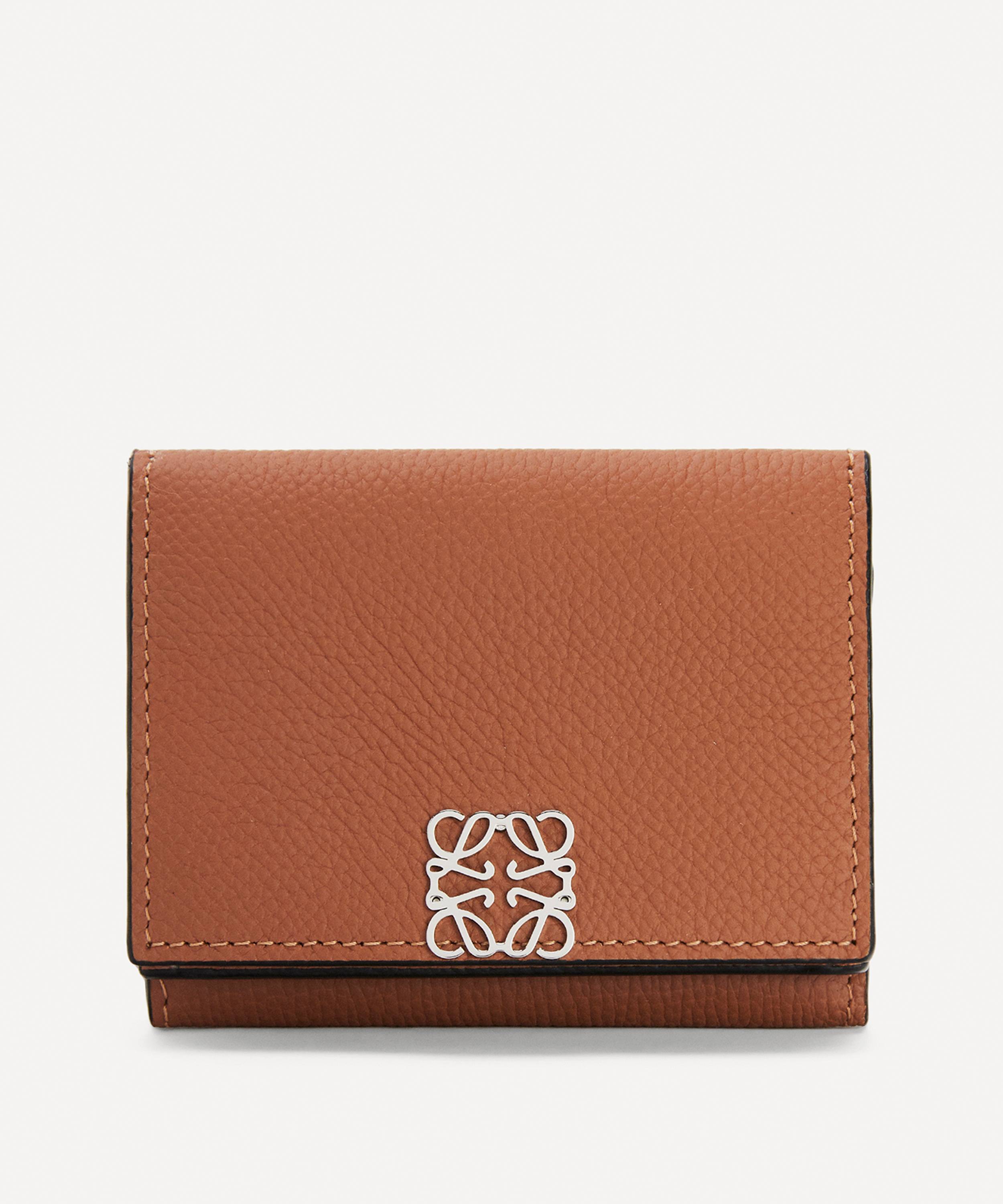 Loewe Anagram Leather Six Card Trifold Wallet | Liberty