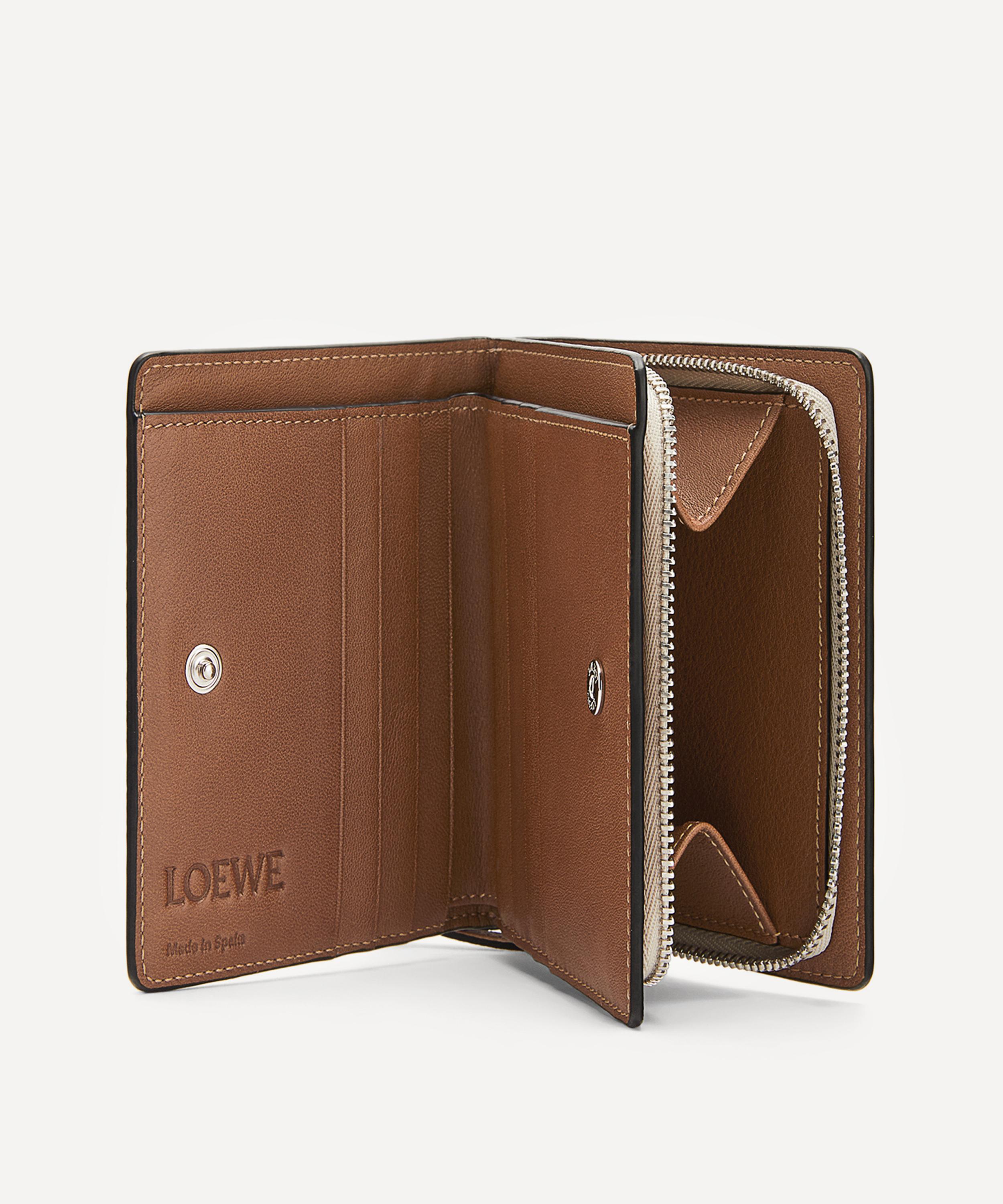 Loewe - Brand Compact Leather Zip Wallet image number 1