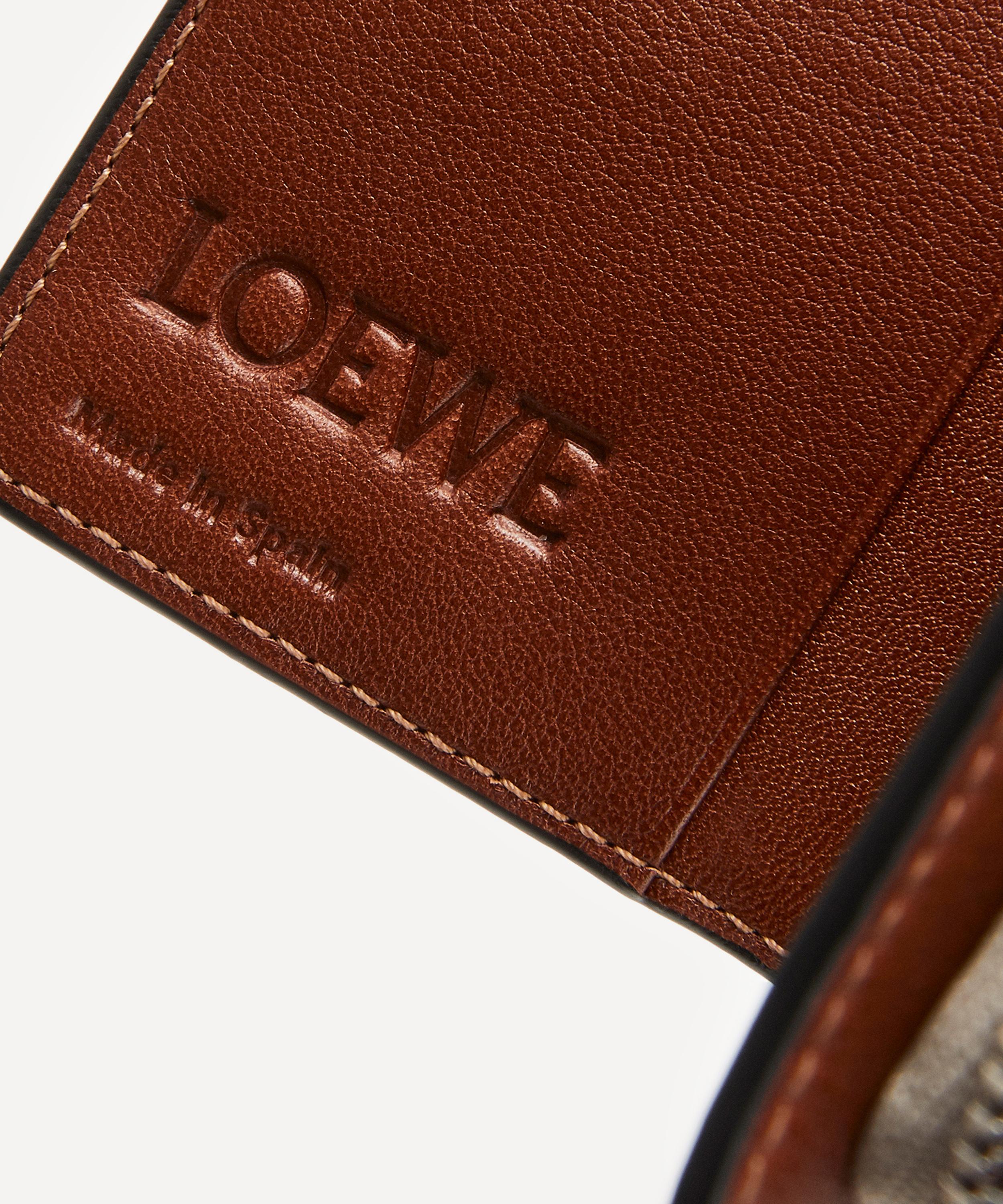 Loewe - Brand Compact Leather Zip Wallet image number 4