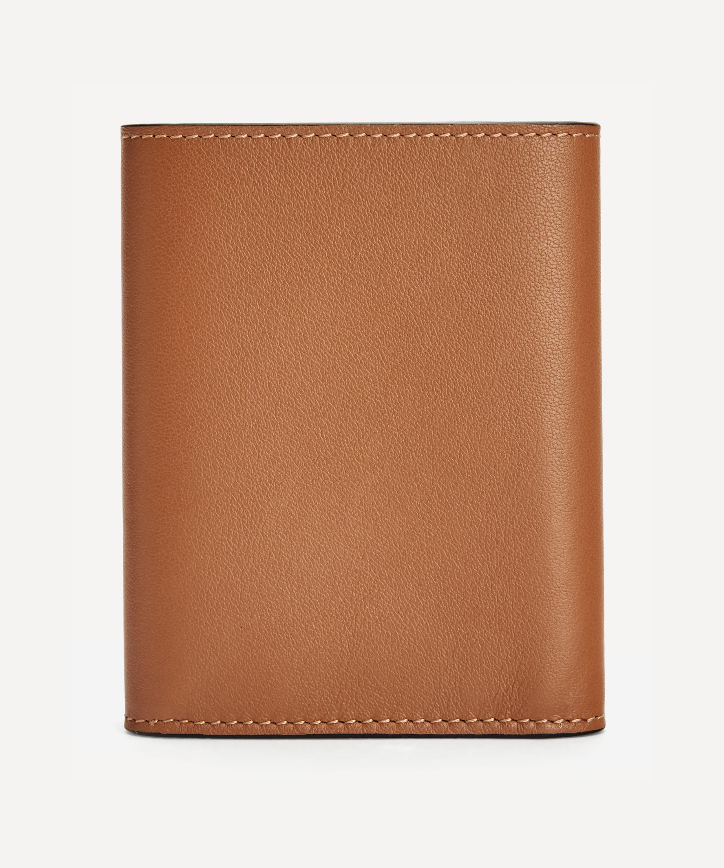 Loewe - Brand Leather Trifold Six Card Holder image number 4