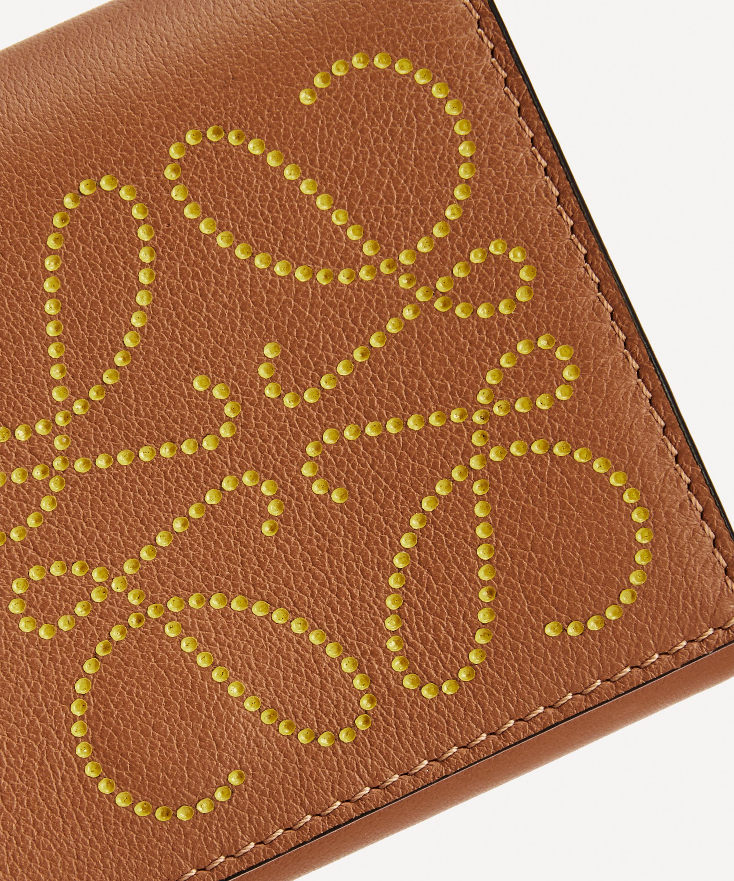 Loewe - Brand Leather Trifold Six Card Holder image number 5