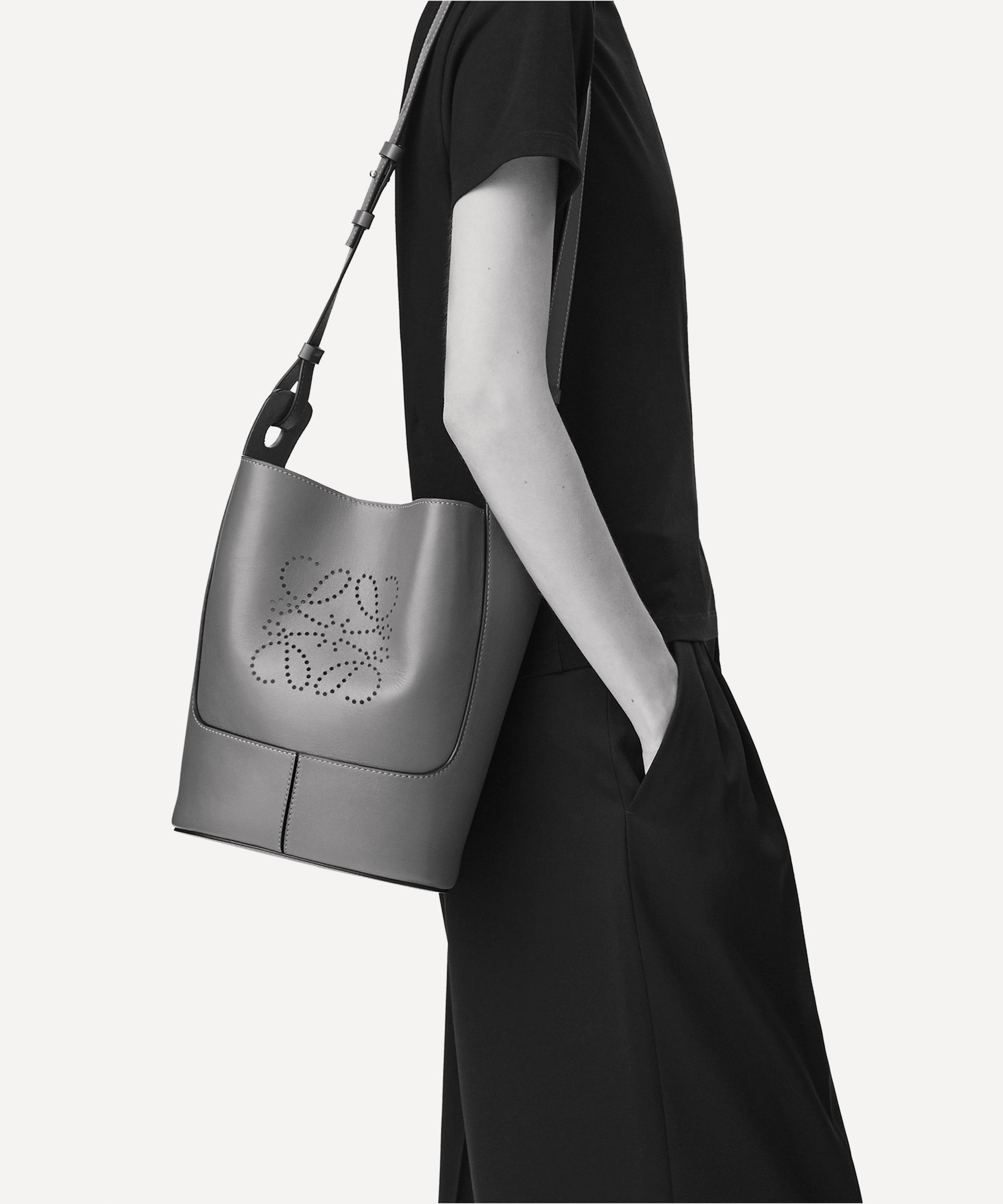 Loewe - Small Hobo Anagram Leather Bucket Bag image number 1